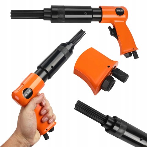 Pistolet Młotek Pneumatyczny Igłowy 19 Igieł 3 mm 4500 bpm 1/4" Odrdzewiacz