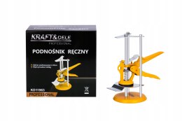 Podnośnik Ręczny do Płyt 1-10 cm 110 kg Kraft&Dele
