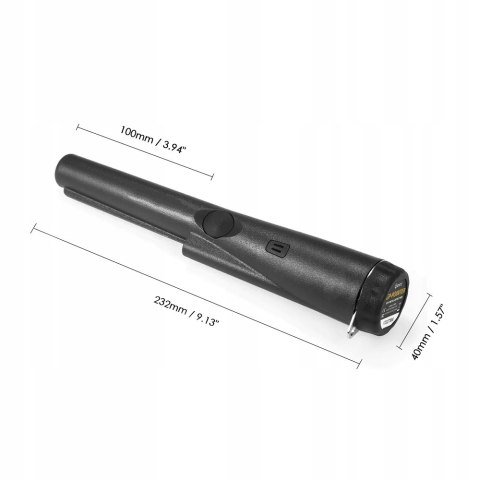 RĘCZNY WYKRYWACZ METALI GP-POINTER Z LATARKĄ LED FUNKCJA SKANOWANIA KD10404