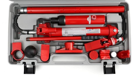 ROZPIERAK HYDRAULICZNY 10T ZESTAW ROZPIERAKÓW WALIZKA + AKCESORIA KD327