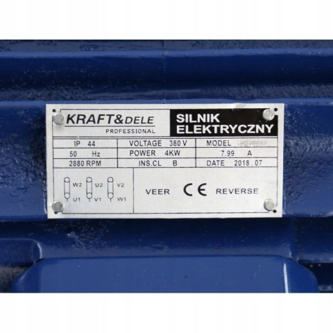 SILNIK ELEKTRYCZNY TRÓJFAZOWY 4KW 2880RPM 380V KD1818