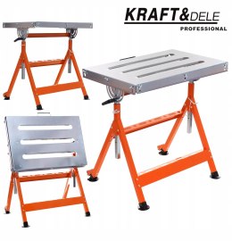 STÓŁ SPAWALNICZY PRZENOŚNY STALOWY OCYNK Z REGULACJĄ WYSOKOŚCI KD1179