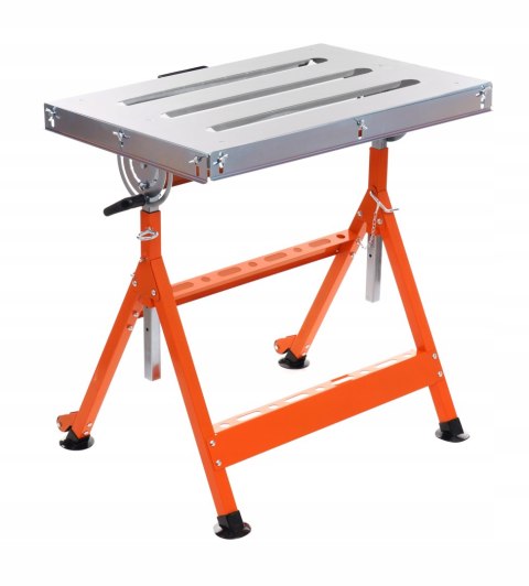 STÓŁ SPAWALNICZY PRZENOŚNY STALOWY OCYNK Z REGULACJĄ WYSOKOŚCI KD1179