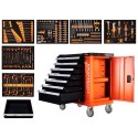 SZAFKA NARZĘDZIOWA WÓZEK WARSZTATOWY 7 SZUFLAD 258EL. Z WYPOSAŻENIEM KD1067