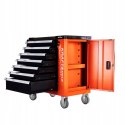 SZAFKA NARZĘDZIOWA WÓZEK WARSZTATOWY 7 SZUFLAD 258EL. Z WYPOSAŻENIEM KD1067