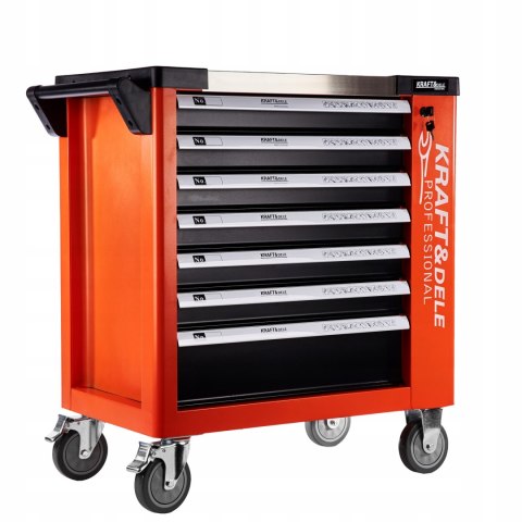 SZAFKA NARZĘDZIOWA WÓZEK WARSZTATOWY 7 SZUFLAD 258EL. Z WYPOSAŻENIEM KD1067