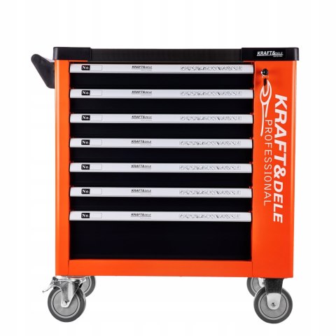 SZAFKA NARZĘDZIOWA WÓZEK WARSZTATOWY 7 SZUFLAD 258EL. Z WYPOSAŻENIEM KD1067