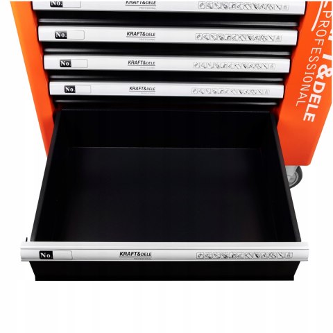 SZAFKA NARZĘDZIOWA WÓZEK WARSZTATOWY 7 SZUFLAD 258EL. Z WYPOSAŻENIEM KD1067