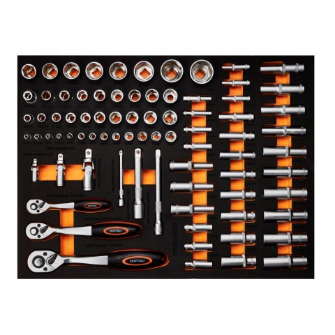 SZAFKA NARZĘDZIOWA WÓZEK WARSZTATOWY 7 SZUFLAD 258EL. Z WYPOSAŻENIEM KD1067