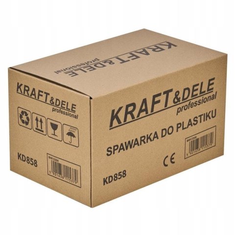 Spawarka do Plastiku Zgrzewarka Kraft&Dele 700W 120 l/min 450°C 4 Dysze