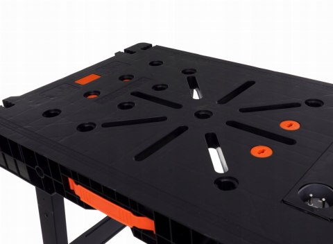 Stół Warsztatowy Zaciskowy Składany 500 Kg Listwa Zasilająca Gniazdka