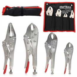 Szczypce Zaciskowe Chwytne Samozaciskowe MORSEA 4 Sztuki CR-V Kraft&Dele
