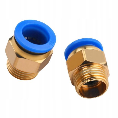 Szybkozłączki Gwintowane Pneumatyczne 4-16 mm 1/8" 1/4" 1/2" 72 Sztuki