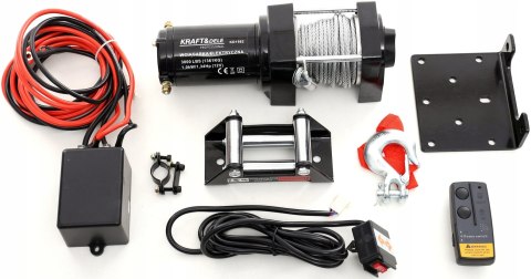 WYCIĄGARKA ELEKTRYCZNA WCIĄGARKA 3000LBS 12V LINOWA KD1562