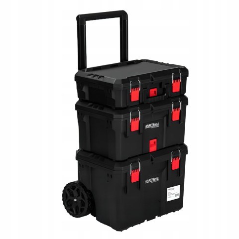 Wózek Narzędziowy Warsztatowy 3 Skrzynki Kółka Solidny Kraft&Dele