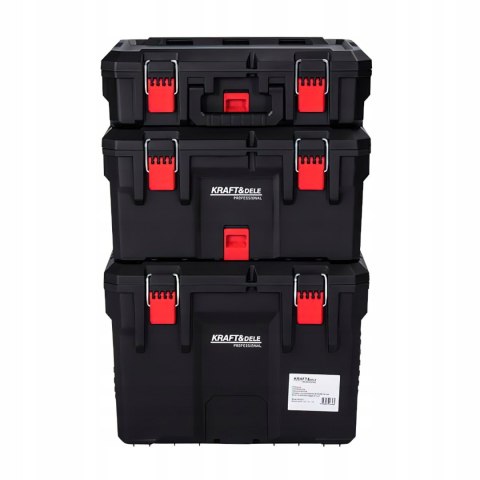 Wózek Narzędziowy Warsztatowy 3 Skrzynki Kółka Solidny Kraft&Dele