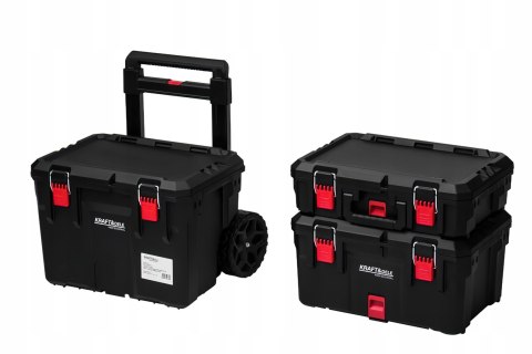 Wózek Narzędziowy Warsztatowy 3 Skrzynki Kółka Solidny Kraft&Dele