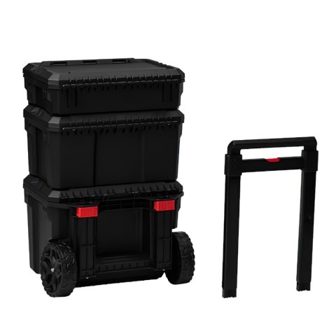 Wózek Narzędziowy Warsztatowy 3 Skrzynki Kółka Solidny Kraft&Dele