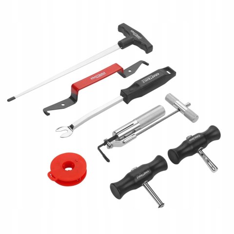 Zestaw do Wycinania Szyb Samochodowych 7 Elementów Etui Kraft&Dele