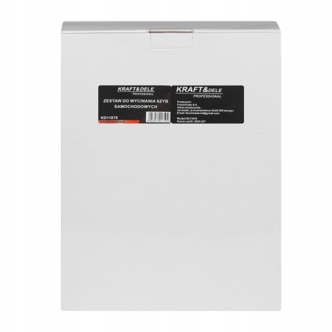 Zestaw do Wycinania Szyb Samochodowych 7 Elementów Etui Kraft&Dele