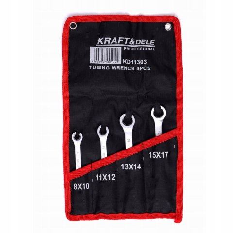 Klucze Półotwarte do Przewodów Hamulcowych CR-V 8-17 mm Kraft&Dele
