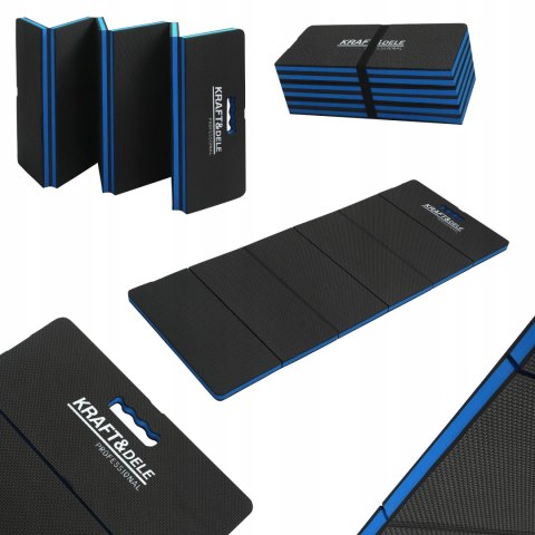 Leżak Warsztatowy Mata Warsztatowa Składana Pianka 120x45x2,5 cm Kraft&Dele