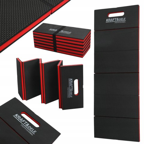 Leżak Warsztatowy Mata Warsztatowa Składana Pianka 160x40x2,5 cm Kraft&Dele