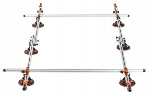 Nosidło Zestaw do Przenoszenia Płyt Dużego Rozmiaru 3600mm 150Kg Przyssawki