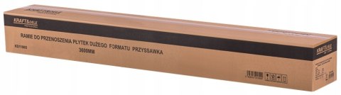 Nosidło Zestaw do Przenoszenia Płyt Dużego Rozmiaru 3600mm 150Kg Przyssawki