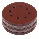 PAPIER ŚCIERNY KRĄŻEK RZEP 125MM OTWORY DO SZLIFIERKI P80 50SZT. KD11809