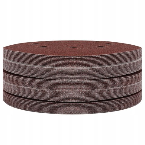PAPIER ŚCIERNY KRĄŻEK RZEP 125MM OTWORY DO SZLIFIERKI P80 50SZT. KD11809