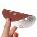 PAPIER ŚCIERNY KRĄŻEK RZEP 125MM OTWORY DO SZLIFIERKI P80 50SZT. KD11809