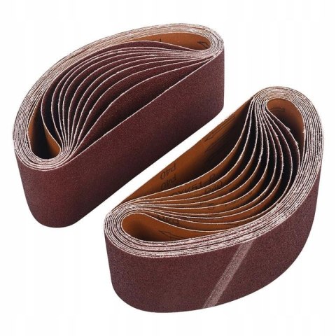 Pas Bezkońcowy do Szlifierki Taśmowej 537x75 mm P120 10 sztuk Kraft&Dele