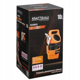 Piaskarka Syfonowa Pneumatyczna 10 L 80-120 PSI Pistolet Kraft&Dele