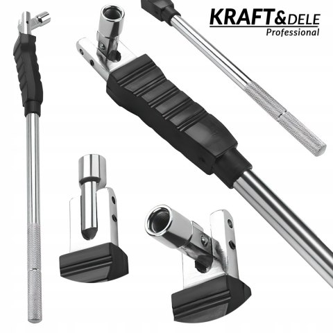 Przeciągacz CrV z Osłoną do Zaworów Metalowych Felg Kraft&Dele