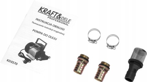 Przemysłowa Pompa do Oleju 900W 45 l/min 230V Kraft&Dele