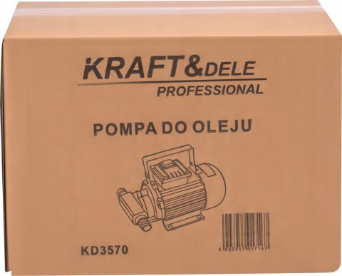 Przemysłowa Pompa do Oleju 900W 45 l/min 230V Kraft&Dele