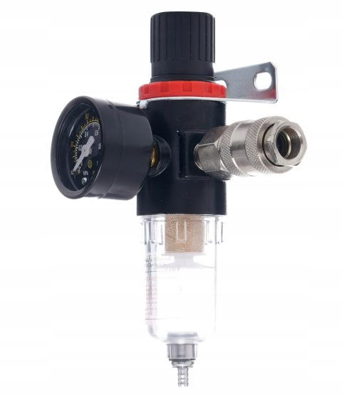 Reduktor Ciśnienia z Filtrem Odwadniaczem Kraft&Dele 1/4' 10 Bar 550 l/min