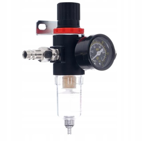 Reduktor Ciśnienia z Filtrem Odwadniaczem Kraft&Dele 1/4' 10 Bar 550 l/min