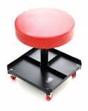 Stołek Krzesełko Warsztatowe Detailingowe Obrotowe 360° 136 Kg 380-575 mm