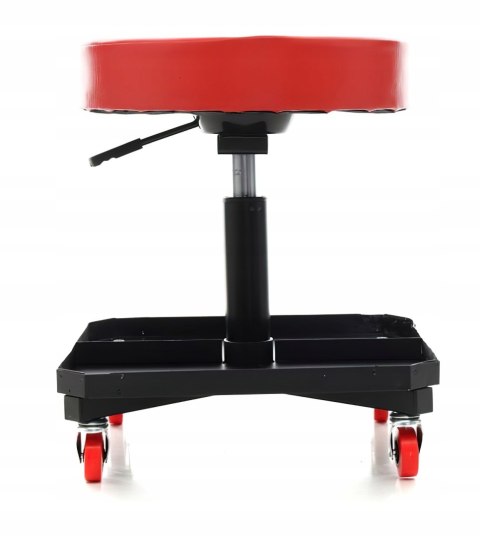 Stołek Krzesełko Warsztatowe Detailingowe Obrotowe 360° 136 Kg 380-575 mm