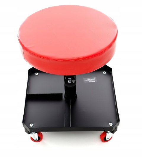 Stołek Krzesełko Warsztatowe Detailingowe Obrotowe 360° 136 Kg 380-575 mm