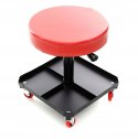 Stołek Krzesełko Warsztatowe Detailingowe Obrotowe 360° 136 Kg 380-575 mm