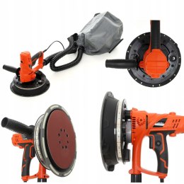 Szlifierka do Gipsu Gładzi Tynków Worek do Kurzu 1500W LED Kraft&Dele