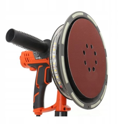 Szlifierka do Gipsu Gładzi Tynków Worek do Kurzu 1500W LED Kraft&Dele