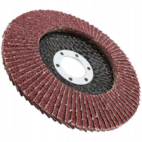 TARCZA DO SZLIFOWANIA DREWNA METALU 125mm LISTKOWA LAMELKOWA P80 10 szt