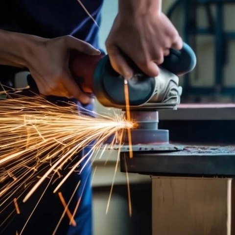 TARCZA DO SZLIFOWANIA DREWNA METALU 125mm LISTKOWA LAMELKOWA P80 10 szt