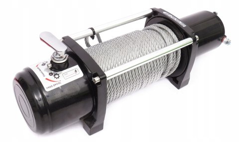 Wciągarka Elektryczna 12V Linowa 8.1 mm 28 m 8000LBS 3629 kg Kraft&Dele