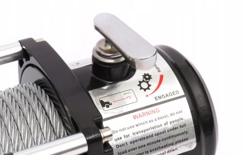 Wciągarka Elektryczna 12V Linowa 8.3 mm 28 m 9500LBS 4300 kg Kraft&Dele