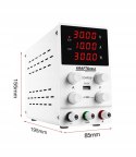 ZASILACZ LABORATORYJNY PRECYZYJNY 30V 10A REGULOWANY + USB 5V KD5870